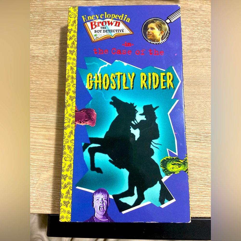 Encyclopedia Brown - The Case of the Ghostly Rider (VHS, 1998)